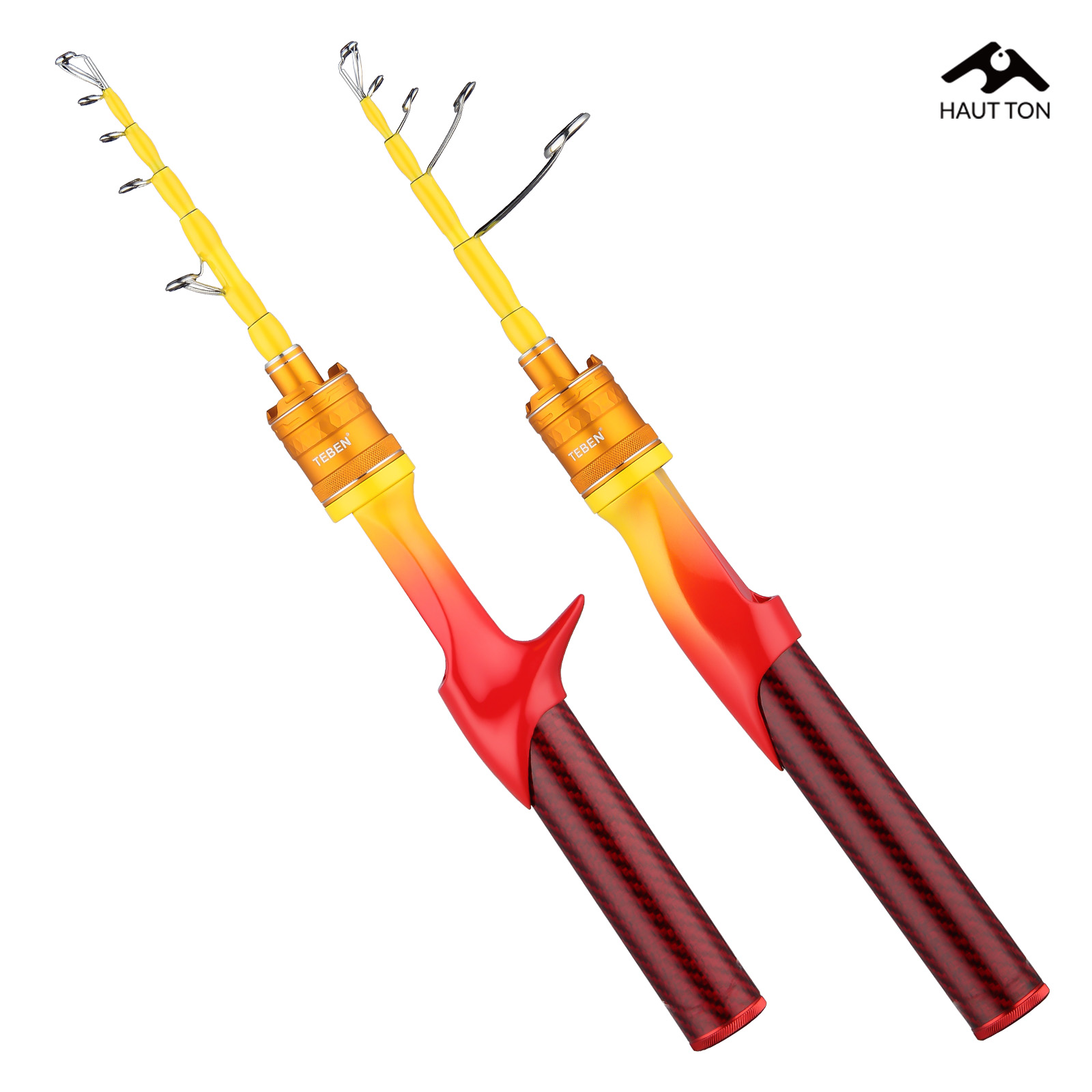 Fishing Rod Ice - คันเบ็ดตกปลาแบบยืดหดได้ TEBEN LSY ขนาด 4.92 ฟุต/150
