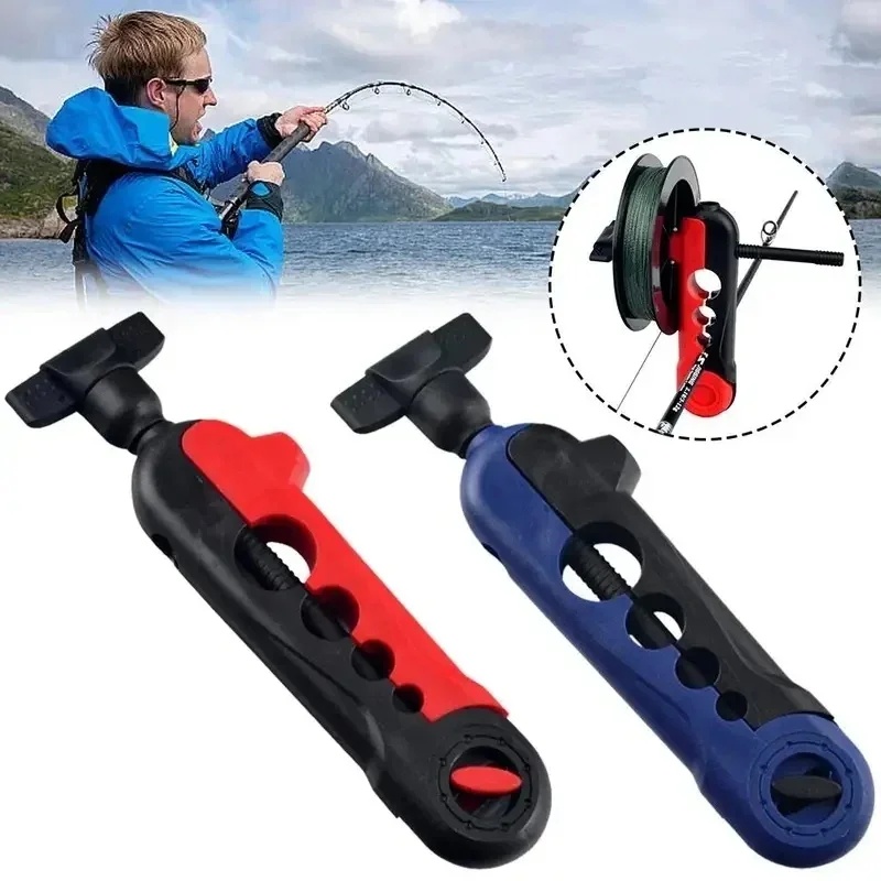 Fishing Rod Spinning - 1/2 ชิ้น อุปกรณ์ม้วนสายตกปลา ที่ยึดคันเบ็ด เครื่องม้วนสาย รอกสปินนิ่ง