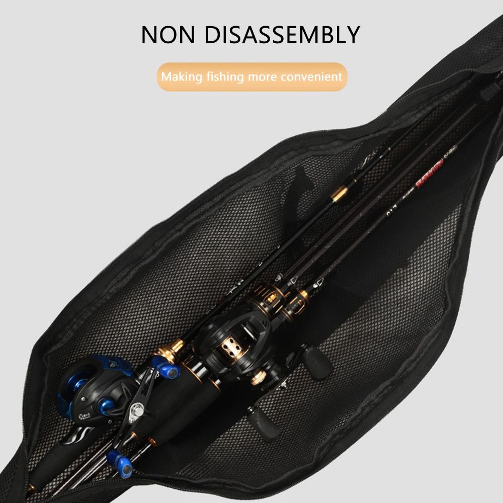 กระเป๋าใส่คันเบ็ดแบบพับได้ สีด - Fishing Rod Case บทวิจารณ์และราคา