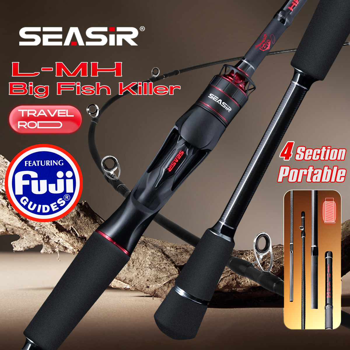 คันเบ็ดตกปลา Seasir Salminus X - Fishing Rod Surf บทวิจารณ์และราคา