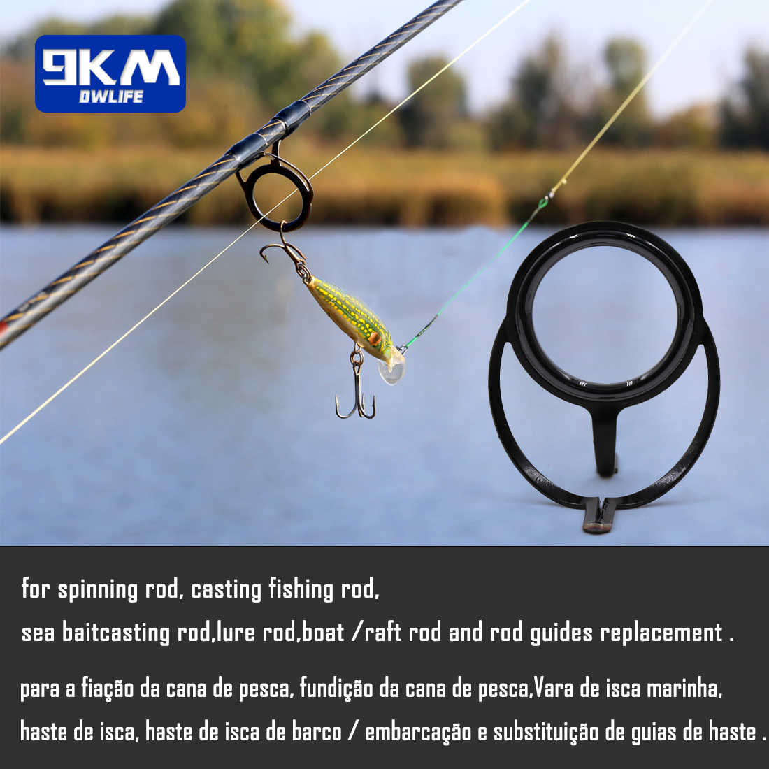 ตกปลาRodชุดซ่อมSpinning Rod Bu - Fishing Rod Guide Replacement บทวิจารณ์และราคา