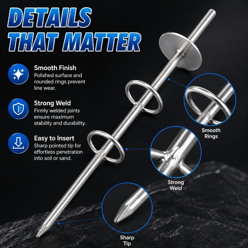 ขาตั้งคันเบ็ดตกปลาแบบสองห่วงพร - Fishing Rod Surf บทวิจารณ์และราคา