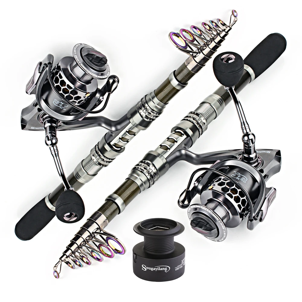 Sougayilang เบ็ดตกปลาสปินนิ่งค - Fishing Rod Surf บทวิจารณ์และราคา