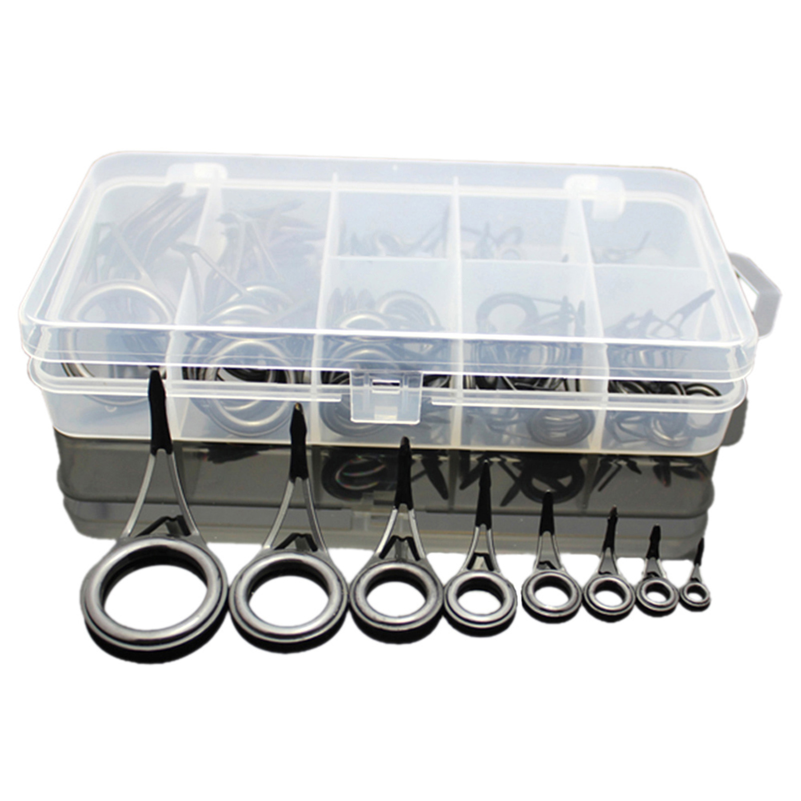 75ชิ้นขนาดต่างๆเบ็ดตกปลาไกด์เอ - Fishing Rod Repair Kit บทวิจารณ์และราคา