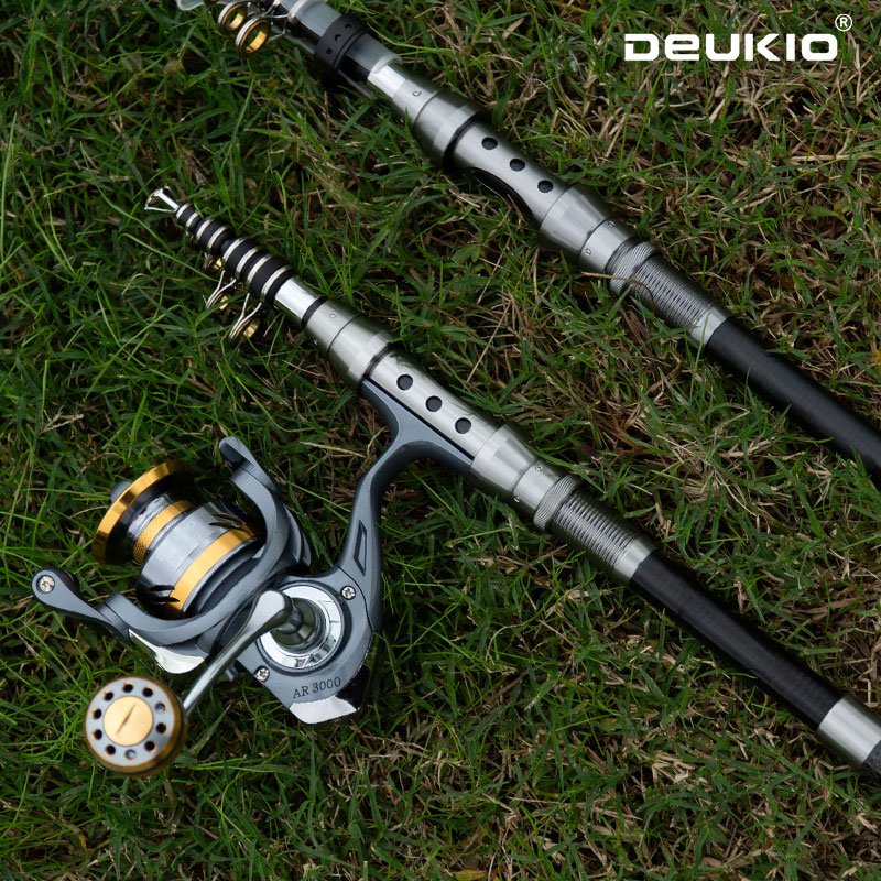 ชุดคันเบ็ดและรอกตกปลา DEUKIO ค - Fishing Rod Combo บทวิจารณ์และราคา