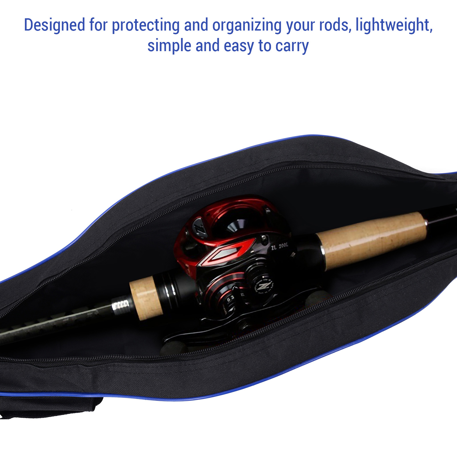 เบ็ดตกปลาเคสป้องกันกระเป๋าเบ็ด - Fishing Rod Case บทวิจารณ์และราคา