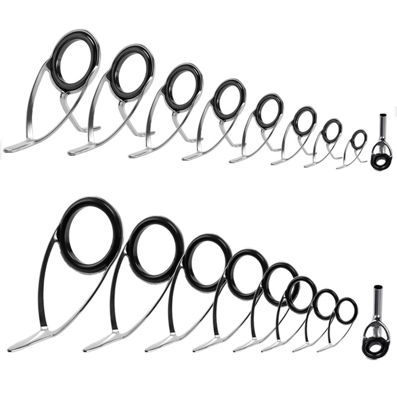 ชุดซ่อมห่วงนำทางเบ็ดตกปลา9ชิ้น - Fishing Rod Guide Replacement บทวิจารณ์และราคา