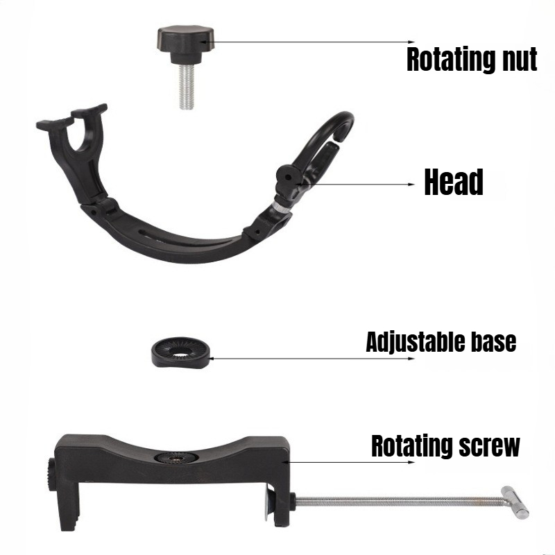 360 °   ขาตั้งคันเบ็ดแบบหมุนปร - Fishing Rod Travel บทวิจารณ์และราคา