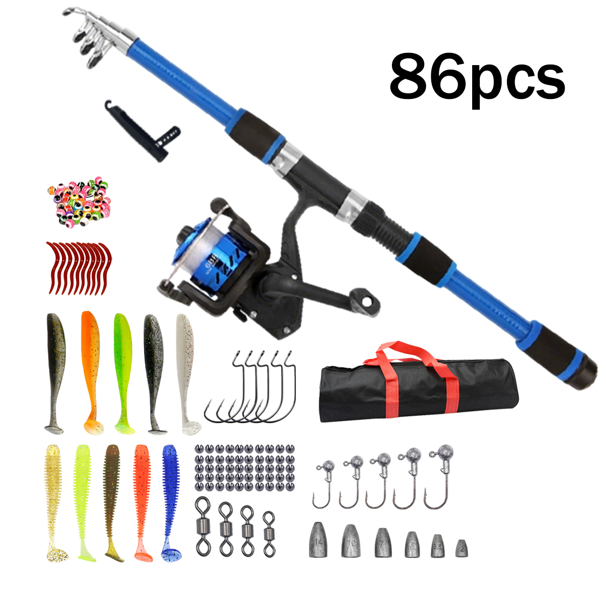 ชุดตกปลาสำหรับผู้เริ่มต้น 91/8 - Fishing Rod Surf บทวิจารณ์และราคา