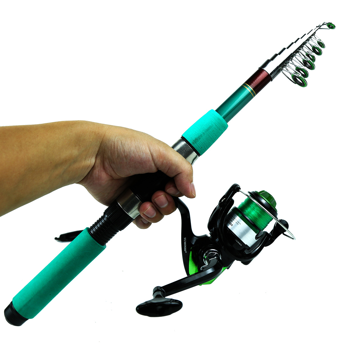 ชุดคันเบ็ดตกปลาแบบพกพา น้ำหนัก - Fishing Rod Combo บทวิจารณ์และราคา