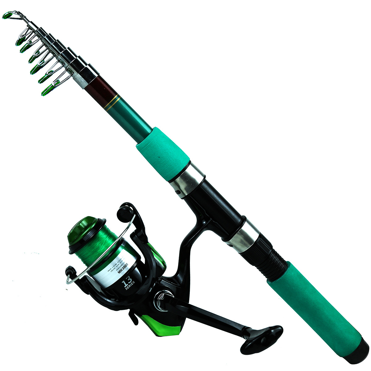 ชุดคันเบ็ดตกปลาแบบพกพา น้ำหนัก - Fishing Rod Combo บทวิจารณ์และราคา