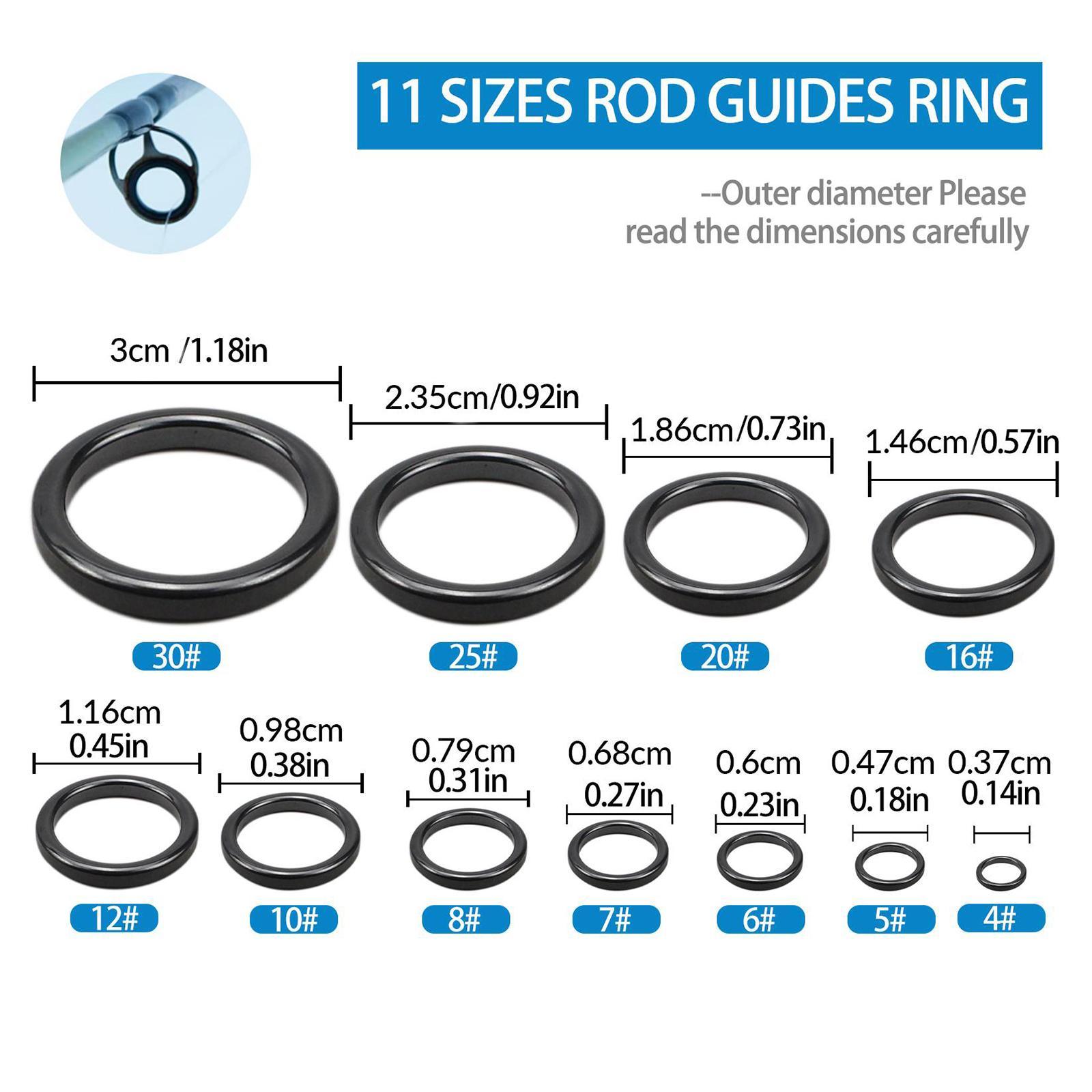 ชุดซ่อมไกด์คันเบ็ดเซรามิก DIY  - Fishing Rod Guide Replacement บทวิจารณ์และราคา
